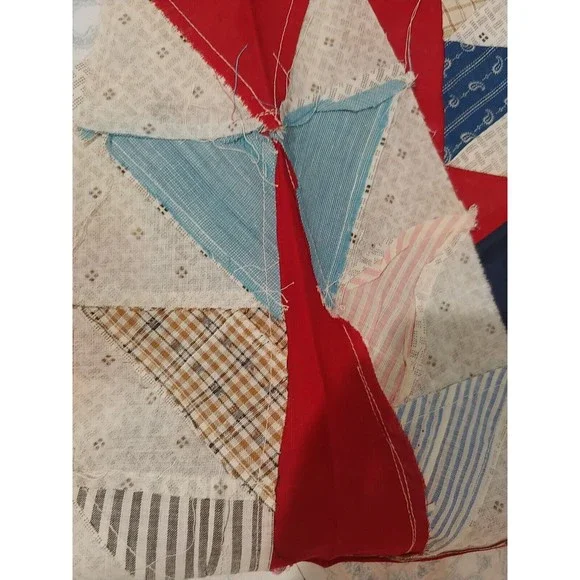 Vintage Quilt Four Pointed Star 1950s